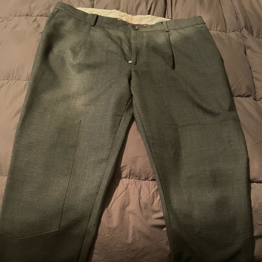 Brunello Cucinelli mens wool joggers